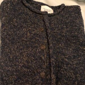 Christopher & Banks Tweed-look Rolled-Edge Cardigan